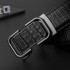 Cartelo Auto‑Lock Black Genuine Leather Belt  MPD10511